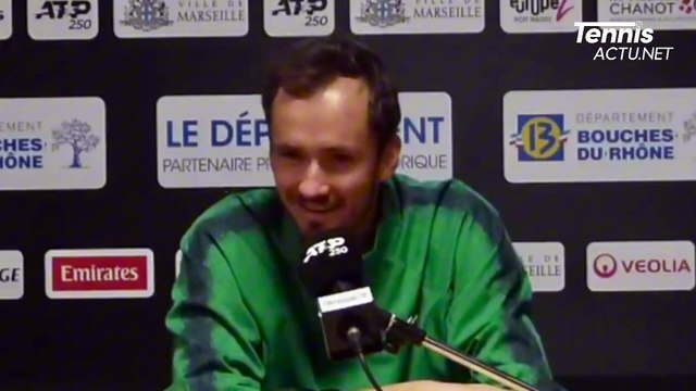 Tennis - Open 13 - Marseille 2025 - Daniil Medvedev sur l'affaire Sinner : J'espère que les joueurs pourront négocier