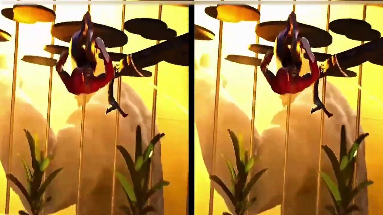 SBS 3D Spiderman vs Sandman Massive Power Show