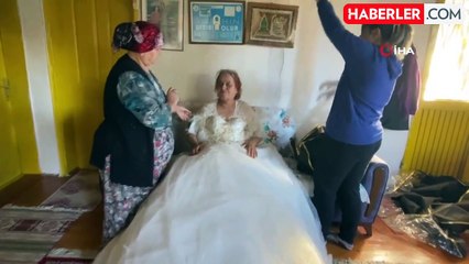 52 Yıl Sonra İlk Gelinliği Giydi