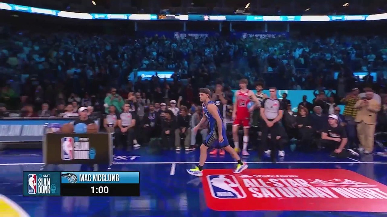 Mac McClung dunks over car to clinch third straight Slam Dunk title