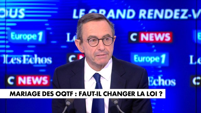 Bruno Retailleau, favorable à l'interdiction de mariage avec une personne en situation irrégulière