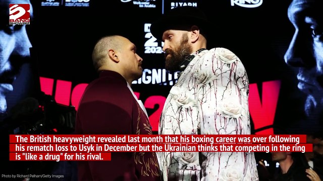 Oleksandr Usyk doubts that Tyson Fury quitting boxing for good