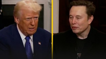 Trump vuelve a criticar a los medios y reafirma su buena relación con Musk
