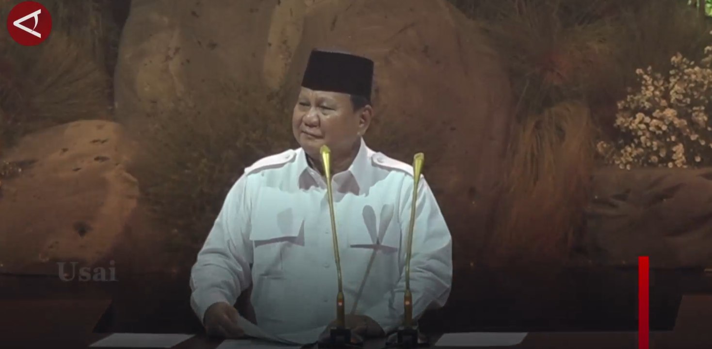 Kerap disebut bentuk kabinet gemuk, Prabowo: Yang penting hasilnya!