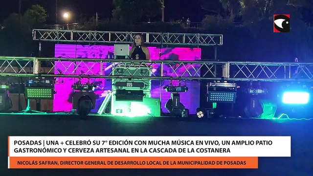 Posadas | Una + celebró su 7° edición con mucha música en vivo, un amplio patio gastronómico y cerveza artesanal en la Cascada de la Costanera