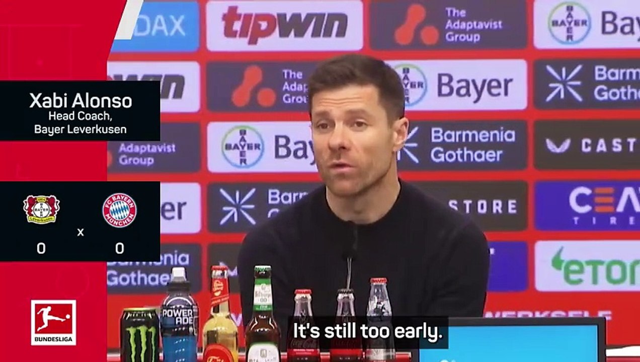 Alonso optimistic over Leverkusen title hopes despite Bayern draw