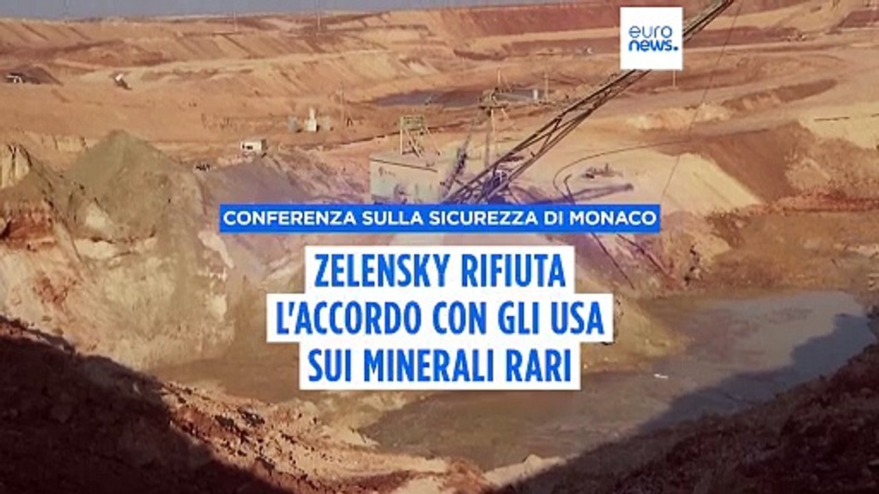 Il presidente ucraino rifiuta l'accordo con gli Stati Uniti sulle terre rare: "Non abbiamo garanzie"