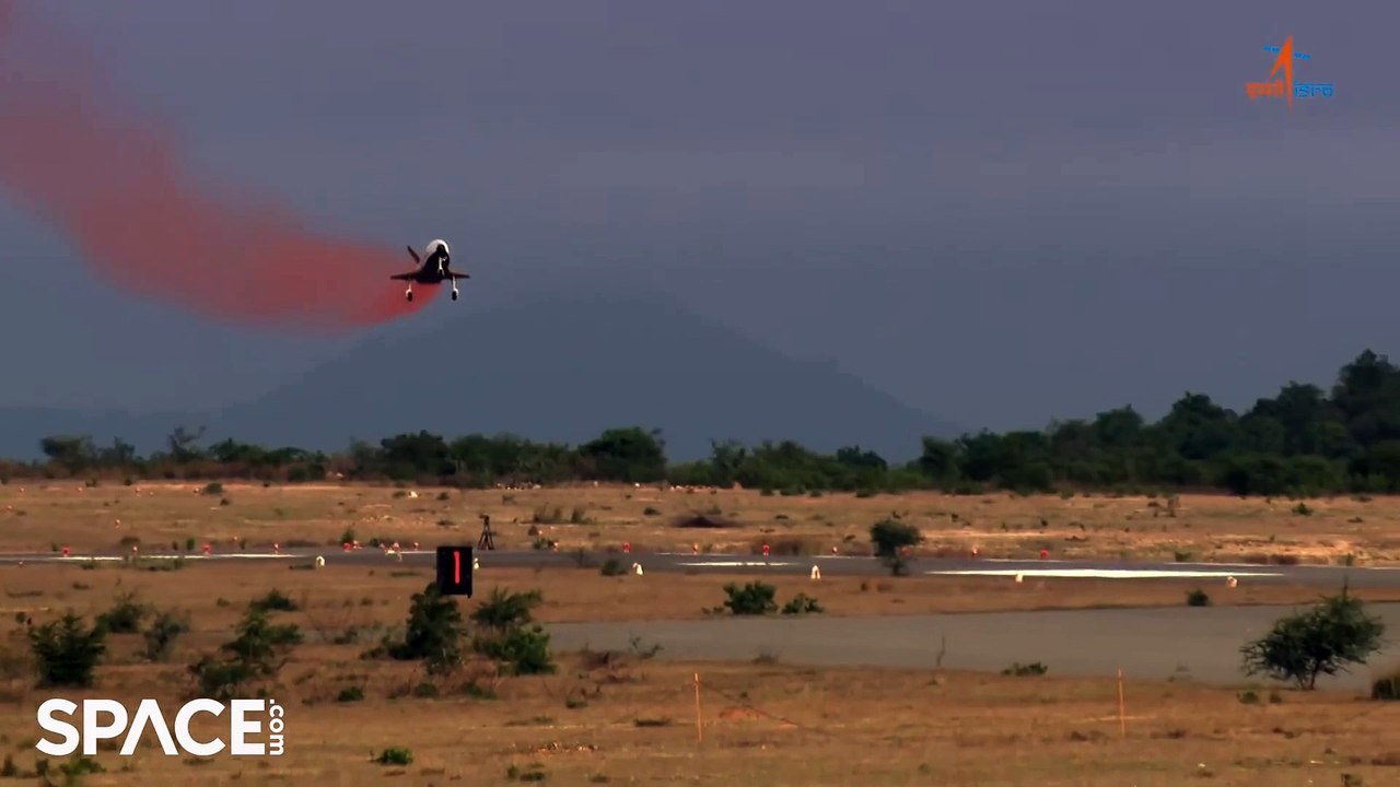 India's Prototype Space Plane Autonomously Lands In Test