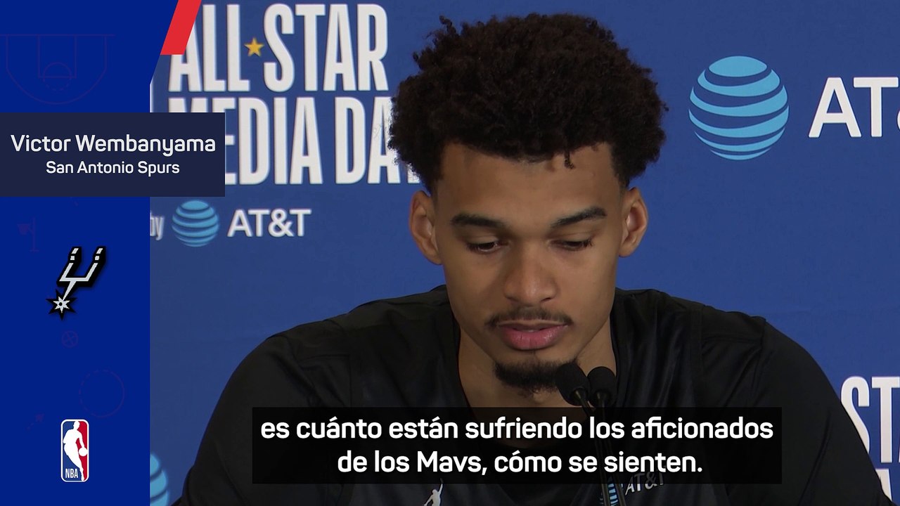 Wembanyama: "Doncic's trade is the craziest thing I've ever seen."