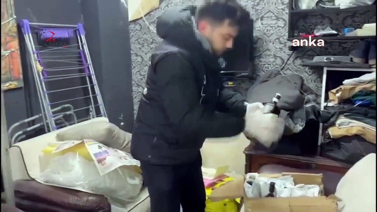 İstanbul’da sahte içki operasyonu