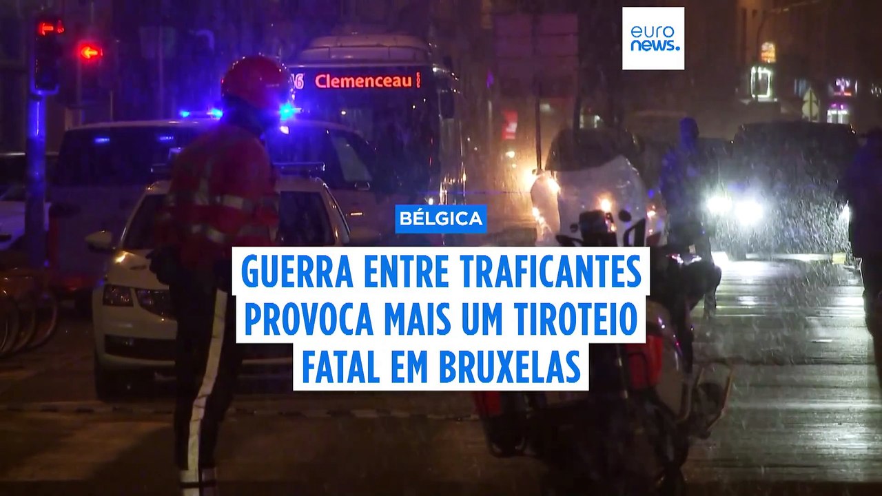 Mais um tiroteio no centro de Bruxelas. Guerra...