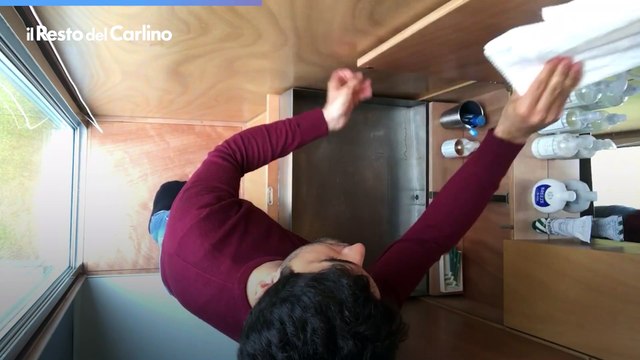 La mini casa da 9 metri quadrati di Leonardo Di Chiara: video