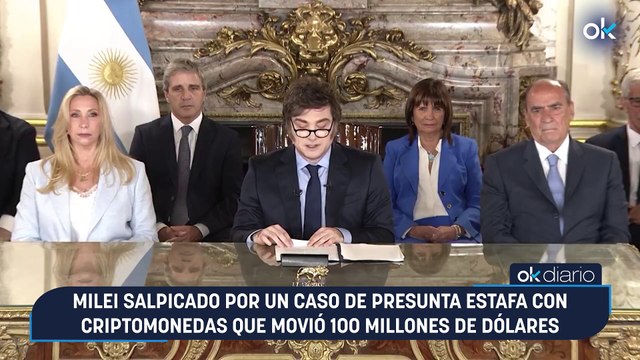 Milei salpicado por un caso de presunta estafa con criptomonedas que movió 100 millones de dólares