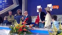 Simone Cristicchi riceve il premio Lucio Dalla  in sala stampa a Sanremo