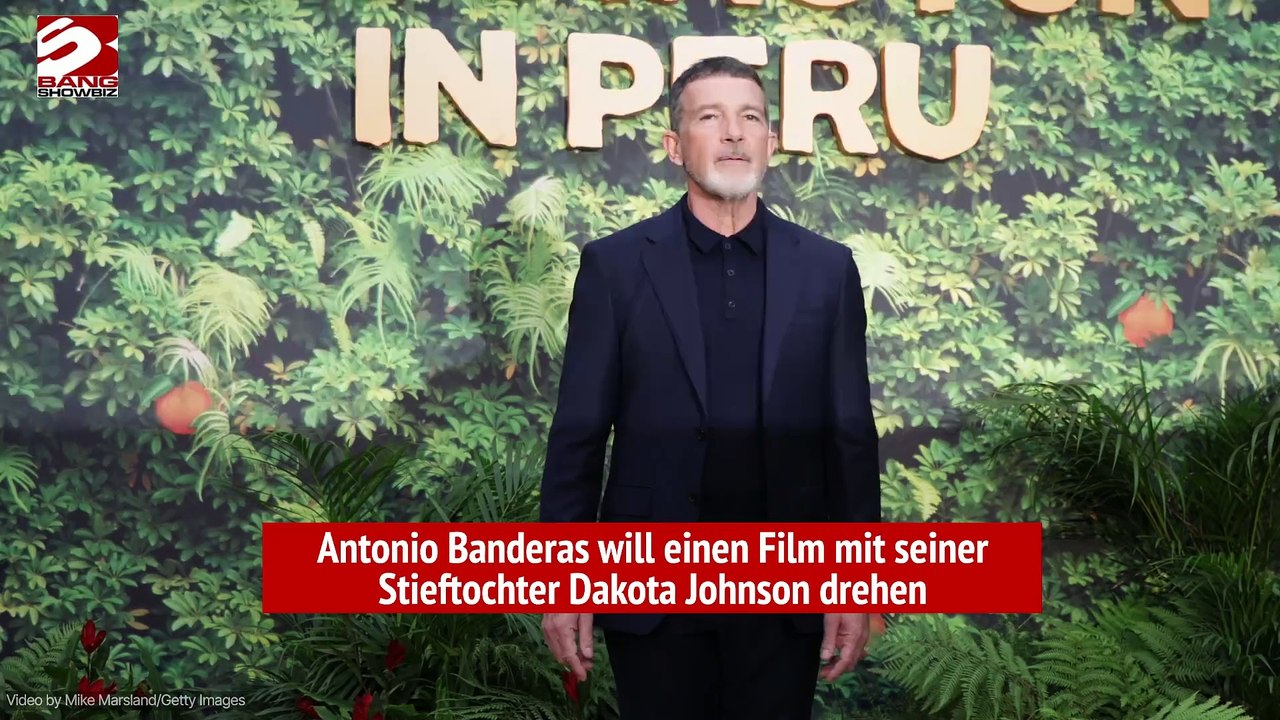 Antonio Banderas will einen Film mit Dakota Johnson drehen