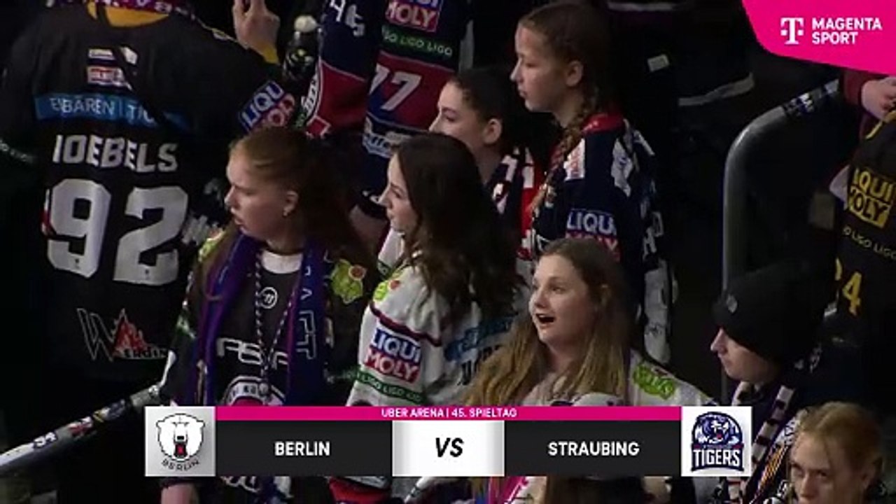 Highlights von Eisbären Berlin - Straubing Tigers
