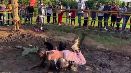 Zampi destroys Nabwire amidst rumour allegations | Uganda Wrestling Softground | 3FrameZ