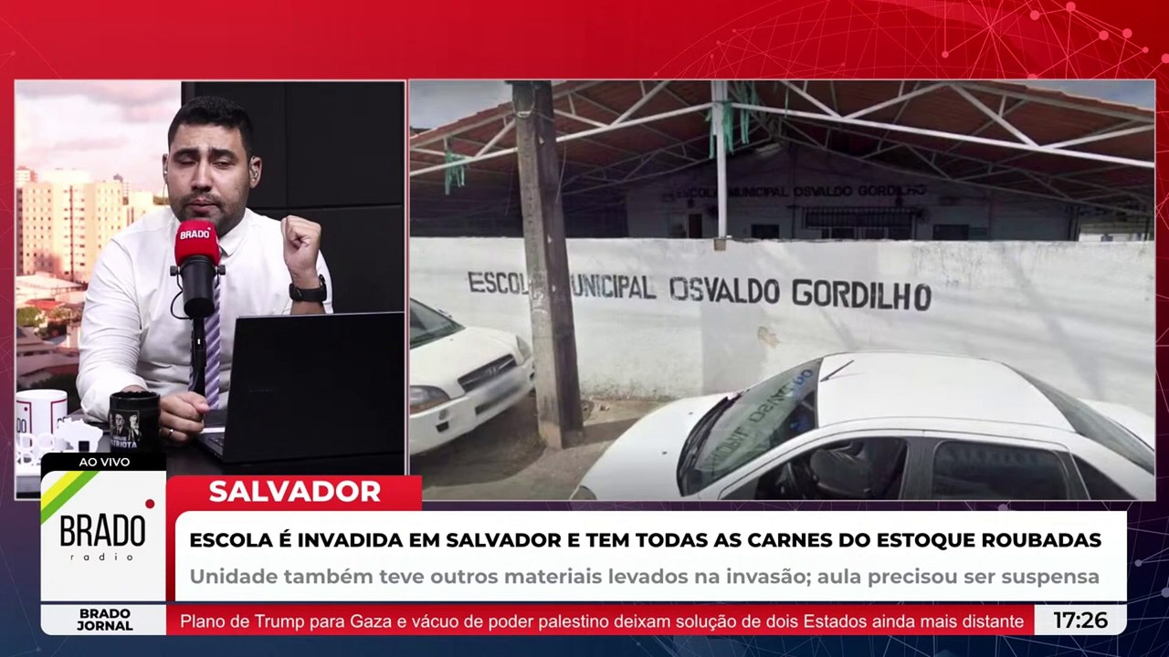 DESUMANO! BANDIDOS INVADEM E ROUBAM CARNES E OUTROS ITENS DE ESCOLA MUNICIPAL -