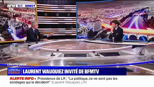 Présidence LR: Je fais rarement des candidatures de témoignage , affirme Laurent Wauquiez
