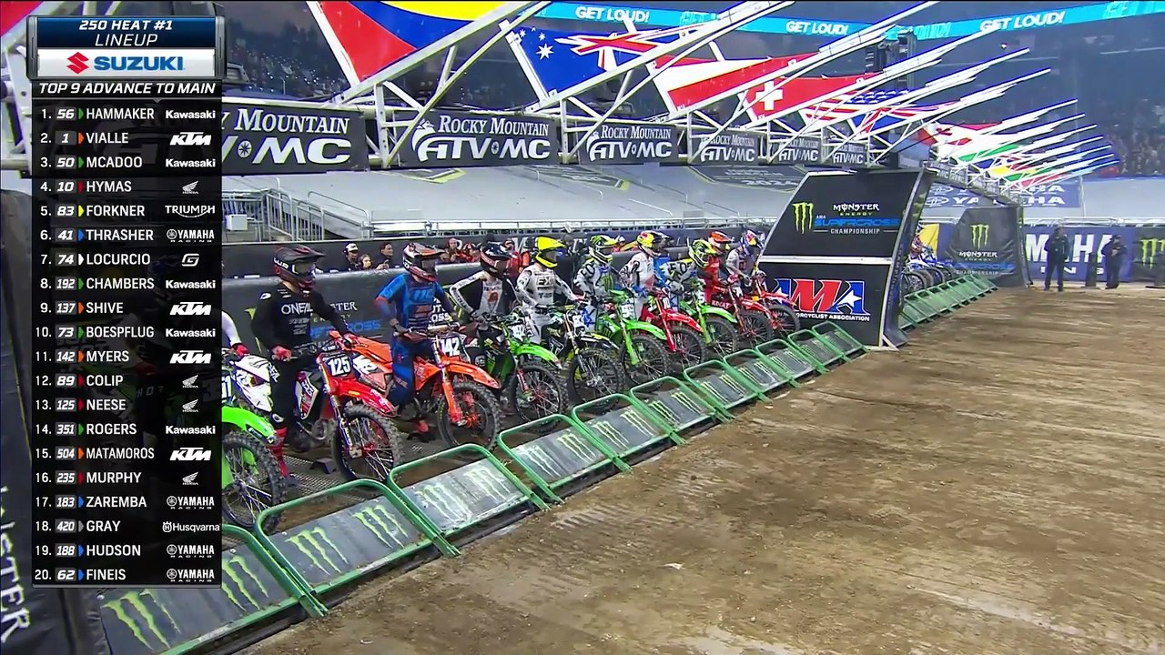 2025 AMA Supercross Round 6 Detroit - 250SX Heat 1