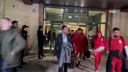 Galatasaray, Rize'de coşkulu karşılama