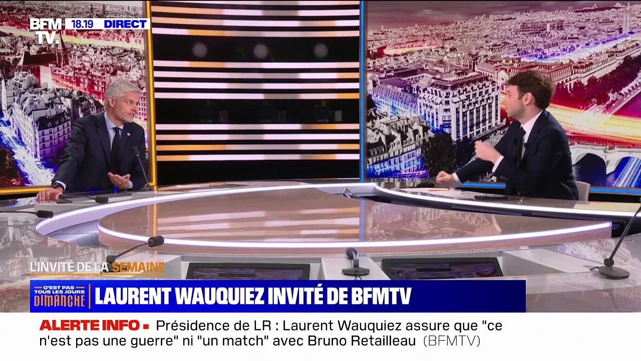 Conseil constitutionnel: "Oui, la proposition de nommer Richard Ferrand pose problème", réagit Laurent Wauquiez (LR)