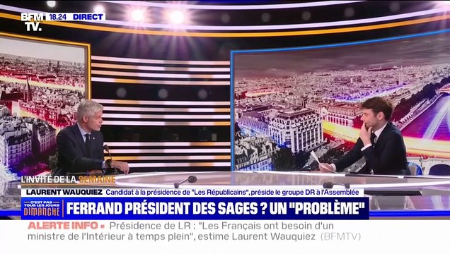 Laurent Wauquiez (LR) au sujet de la situation politique en France: Les discours sont forts, les actes sont faibles