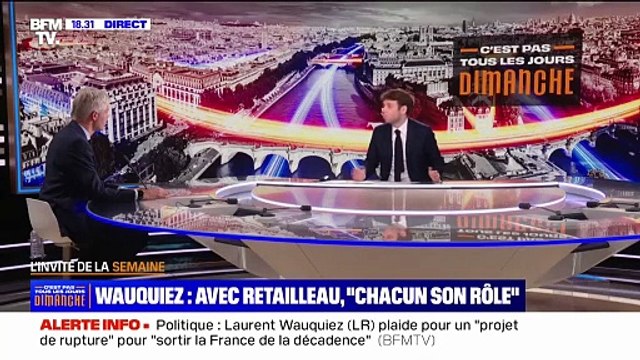 Laurent Wauquiez (LR): Bruno Retailleau a apporté quelque chose de très important, il a libéré une parole