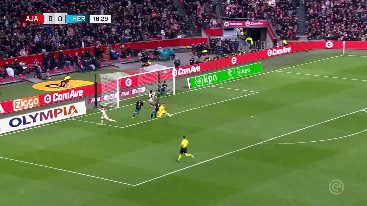 Table-toppers Ajax hit four past Heracles