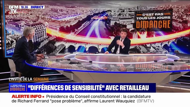 On peut changer d'avis en politique : Laurent Wauquiez (LR) réagit au propos de Bruno Retailleau, qui nie avoir conclu un pacte avec lui