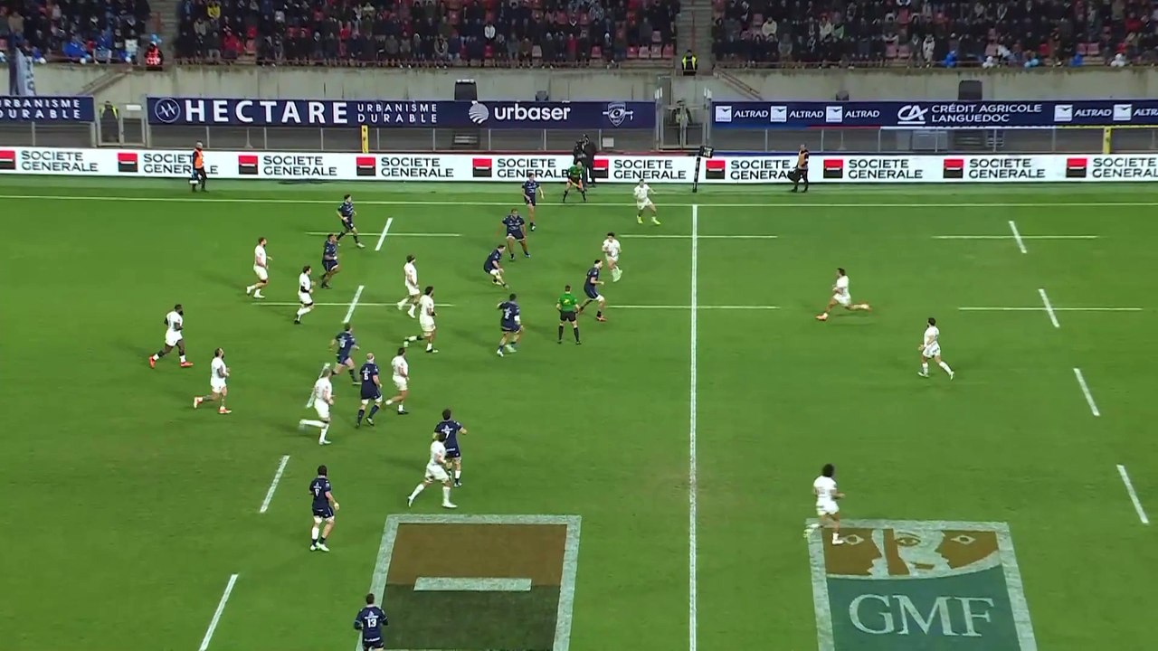 TOP 14 - Essai de Baptiste SERIN (RCT) - Montpellier Hérault Rugby - RC Toulon