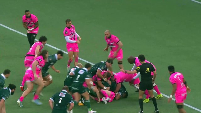 TOP 14 - Essai de Clement MONDINAT (SP) - Stade Français Paris - Section Paloise