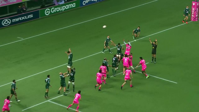 TOP 14 - Essai de Paul GABRILLAGUES (SFP) - Stade Français Paris - Section Paloise
