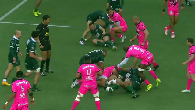 TOP 14 - Essai de Sekou MACALOU 2 (SFP) - Stade Français Paris - Section Paloise