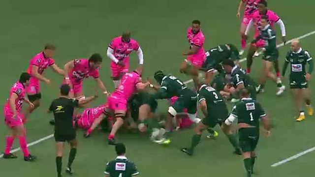 TOP 14 - Essai de Emilien GAILLETON 2 (SP) - Stade Français Paris - Section Paloise