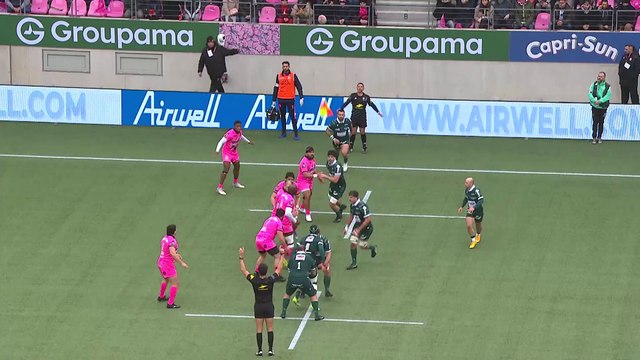 TOP 14 - Essai de Emilien GAILLETON (SP) - Stade Français Paris - Section Paloise