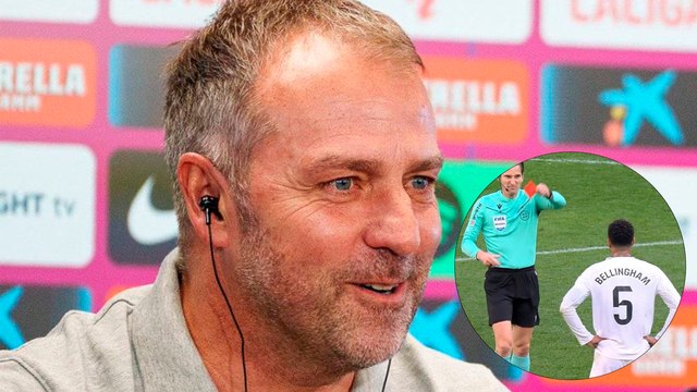 Hansi Flick y su postura ante la reacción de Jude Bellingham en el empate del Real Madrid con Osasuna