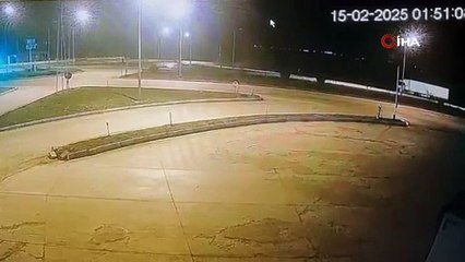 İbrahim Yurdunuseven’in yaralandığı kaza güvenlik kamerasında!