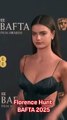 Florence Hunt en la alfombra roja del los BAFTA 2025