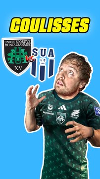 Coulisses du derby entre l’USM Sapiac et Agen (extrait)