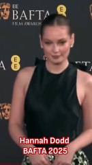 Hannah Dodd in 2025 BAFTA's red carpet