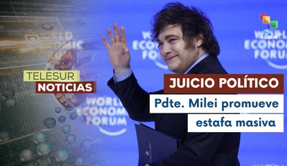 Entrevista | Pdte. Milei al borde de un juicio político por estafa masiva