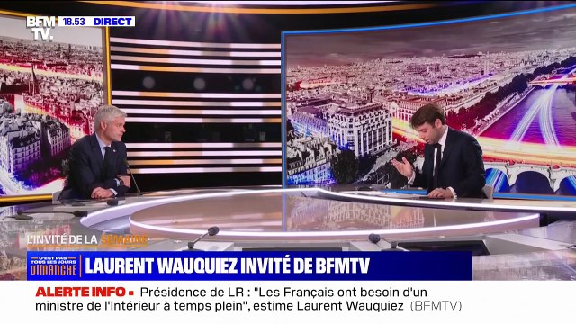 Dîners fastueux à la présidence de la région Rhône-Alpes: C'était une erreur, je l'ai assumée , affirme Laurent Wauquiez (LR)