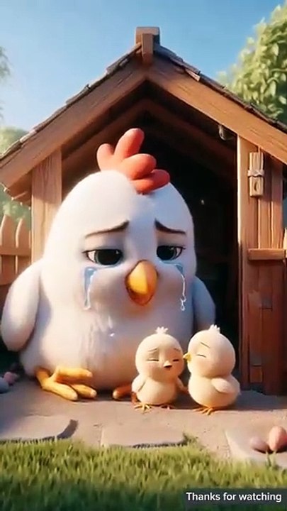 A_lovely_story_of_the_hen_and_her_chicks__hunger_😭_#shorts_#ai_#hen_#trending(360p)