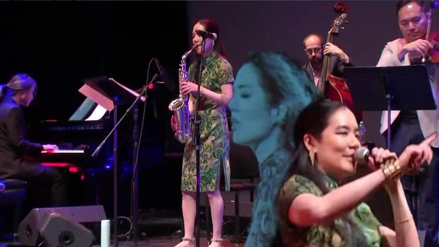 Stephanie Chou Lunar New Year Celebration - Jazz 2025, Jordan Chung Zodiac, Twillight Chinese Garden, Sydney Lunar New Year Part 19-20, Millennium Stage, Kennedy Center, USA, 2025