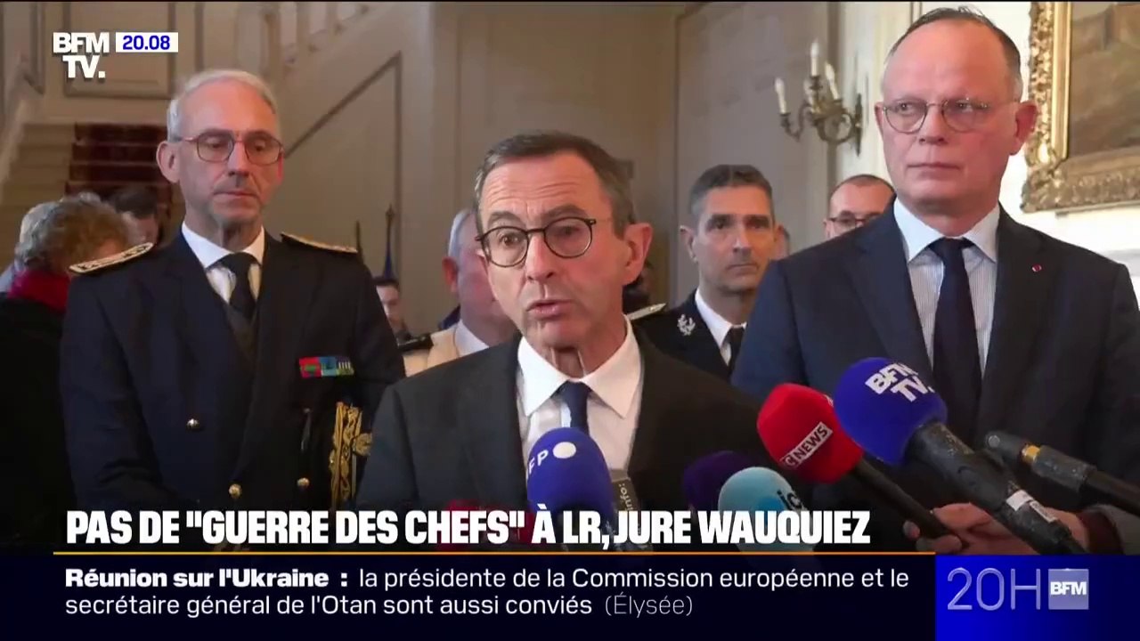 Présidence LR: Laurent Wauquiez assure qu'il n'y aura pas de "guerre des chefs"