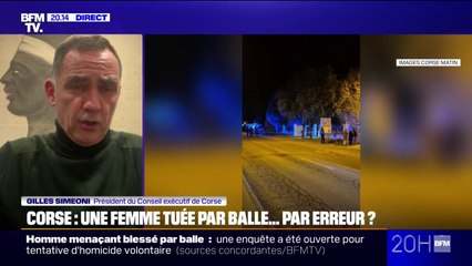 Jeune femme tuée par balle en Corse: Gilles Simeoni dénonce "une dérive mafieuse"