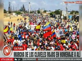 Falcón I Realizan Marcha de los Claveles Rojos en homenaje al cantor Alí Primera