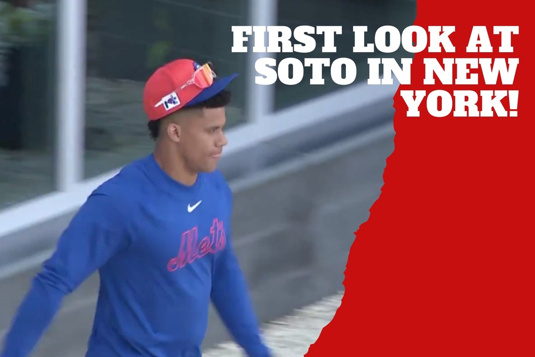 Yankees doesn ' t approve! Juan Soto first images as a Mets player