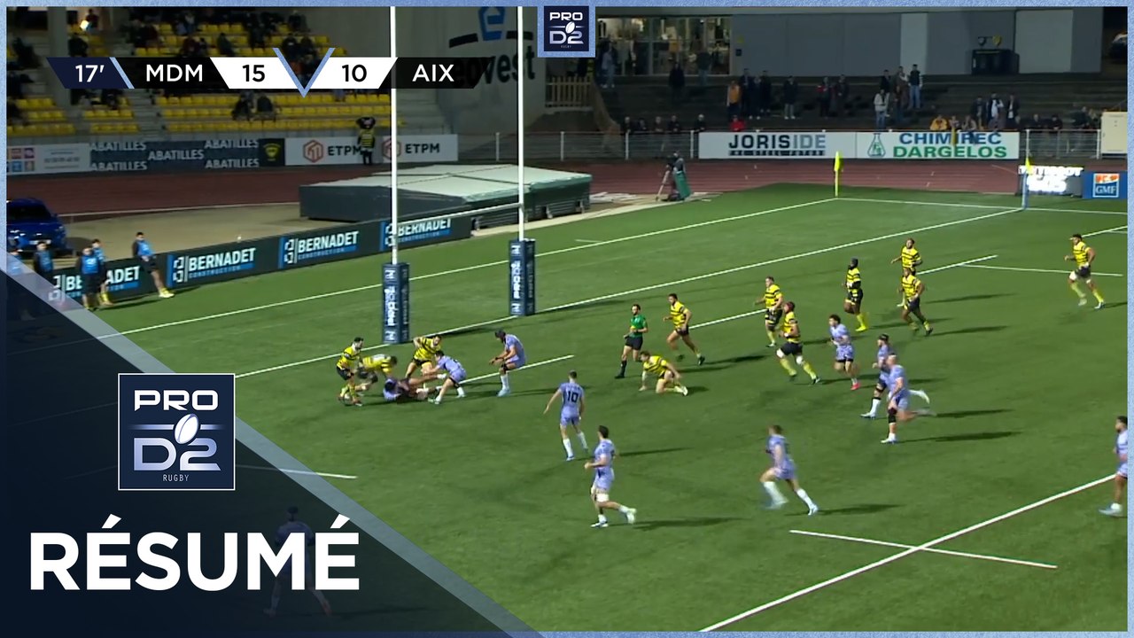 PRO D2 Saison 2024-2025 J20 - Résumé Stade Montois Rugby - Provence Rugby